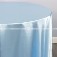 Charmeuse Satin Table Linen - 926 Baby Blue