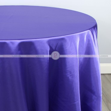 Charmeuse Satin Table Linen - 929 Sea Blue