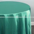 Charmeuse Satin Table Linen - 961 Dk Seafoam