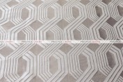 Geometric Jacquard Table Runner - Taupe