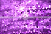 Dazzle Square Sequins Draping - Purple