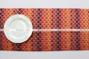 Motley Table Runner - Merlot