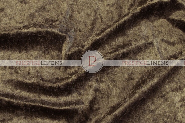 Panne Velvet Table Linen - Olive