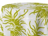 POLY PRINT WILDFLOWER TABLE LINEN - AVOCADO