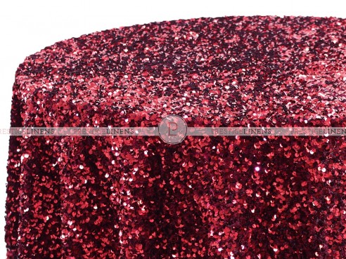 SPARKLER TABLE LINEN - BURGUNDY