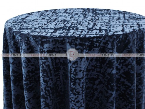 PIXEL TABLE LINEN - NAVY