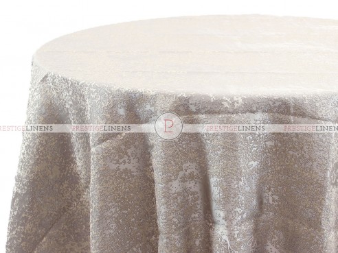 ABSTRACT TABLE LINEN - TAUPE