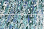 SPLATTER TABLE LINEN - AQUA