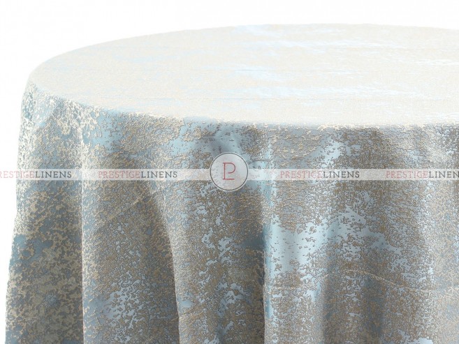 ABSTRACT TABLE LINEN - CLOUD BLUE