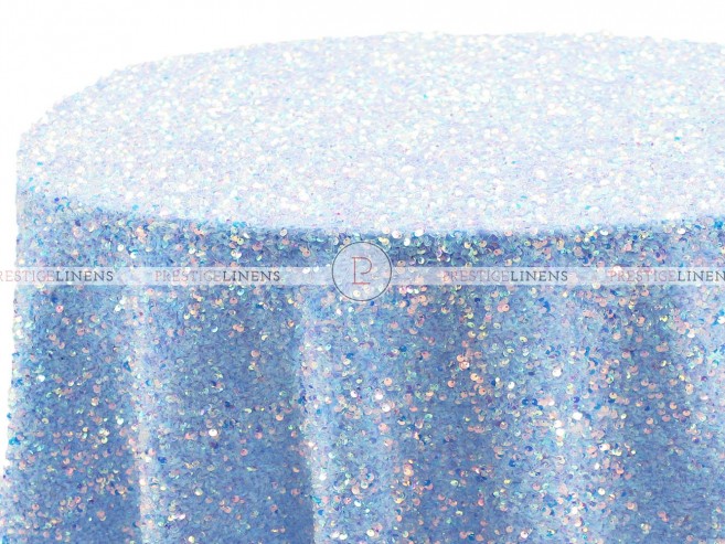 SPARKLER TABLE LINEN - SKY BLUE