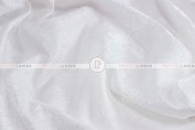 ABSTRACT TABLE LINEN - WHITE
