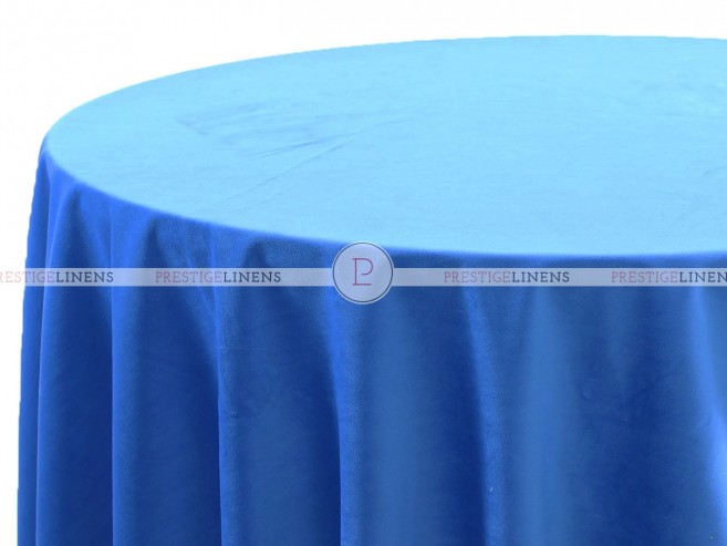 Velveteen (Double Width) Table Linen - Royal