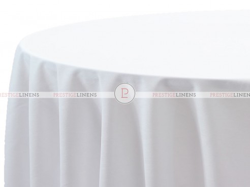 Velveteen (Double Width) Table Linen - White