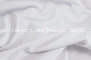Velveteen (Double Width) Table Linen - White