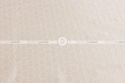 HONEYCOMB TABLE LINEN - CHAMPAGNE