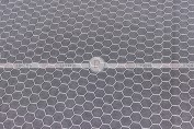 HONEYCOMB TABLE LINEN - SILVER