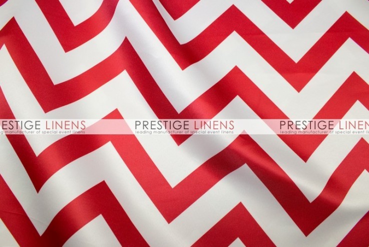 Chevron Print Lamour Napkin - Red