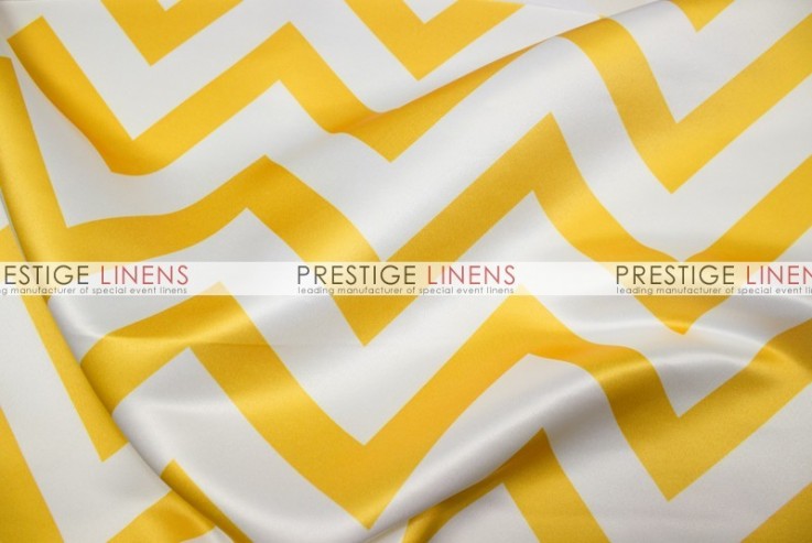 Chevron Print Lamour Napkin - Yellow