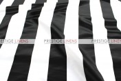 178 PCS - 18"X18" NAPKINS - STRIPED PRINT LAMOUR (3.5") -  BLACK