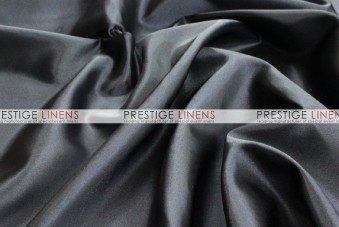 28 PCS - 18"X18" NAPKINS - BRIDAL SATIN -  1127 BLACK