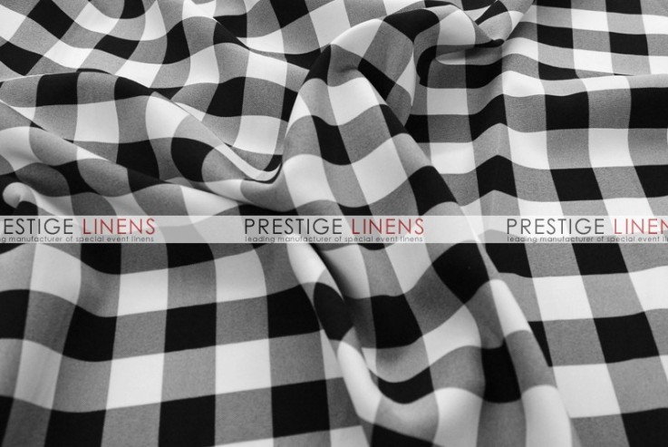 Gingham Buffalo Check Napkin - Black