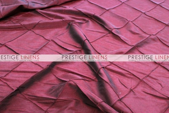 Pintuck Taffeta Napkin - Burgundy