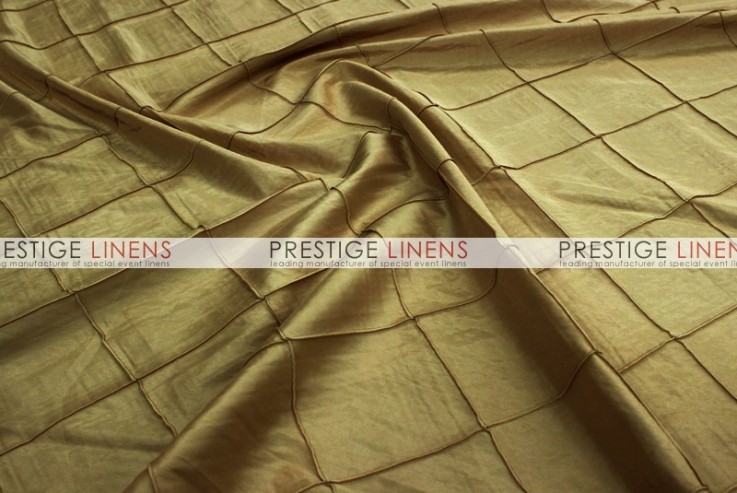 Pintuck Taffeta Napkin - Camel