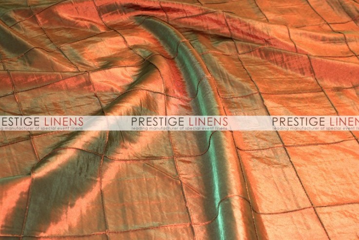 Pintuck Taffeta Napkin - Rust