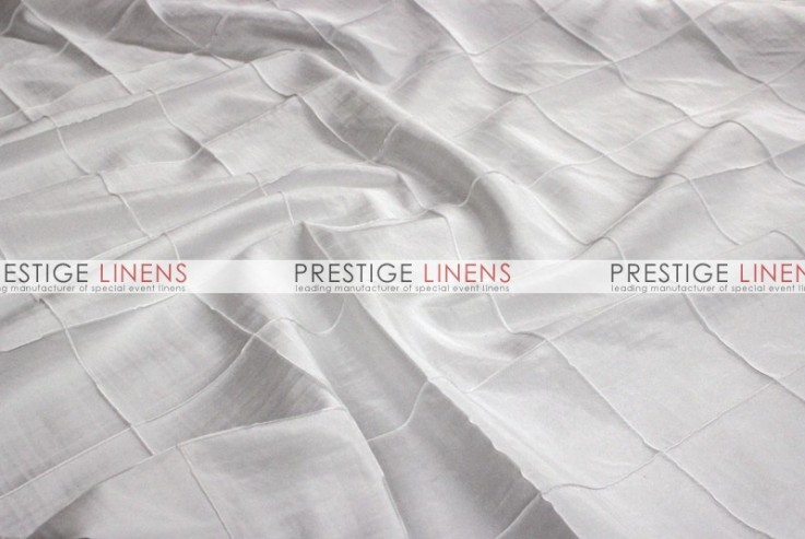 Pintuck Taffeta Napkin - White