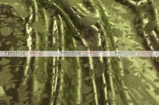 Brocade Satin Aisle Runner - Olive