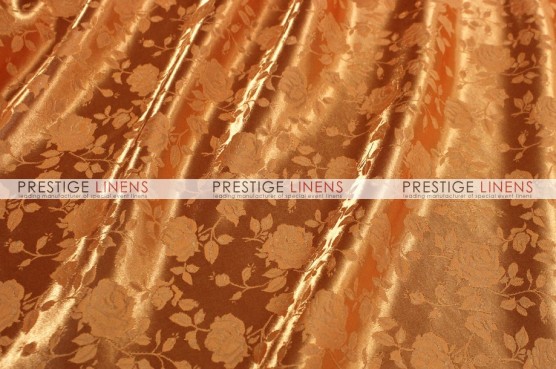 Brocade Satin Aisle Runner - Orange