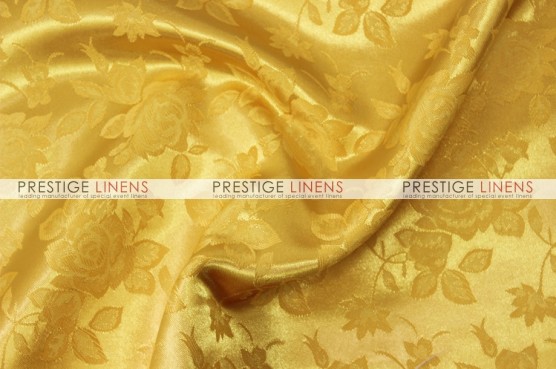 Brocade Satin Aisle Runner - Yellow