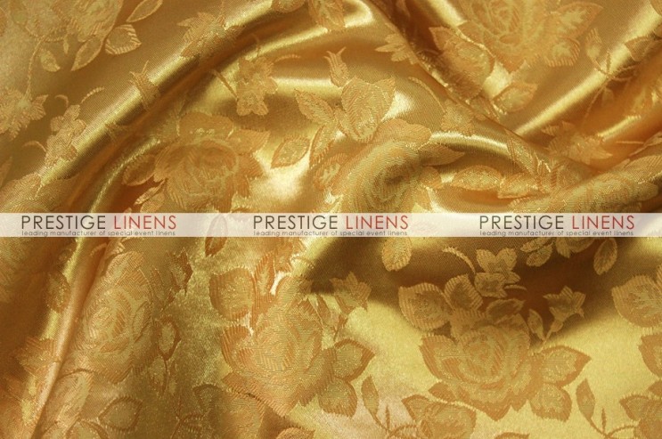 Brocade Satin Pillow Cover - Dk Gold
