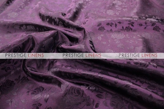 Brocade Satin Pillow Cover - Plum