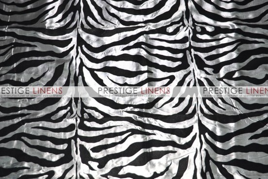 Flocking Zebra Taffeta Pillow Cover - Charcoal