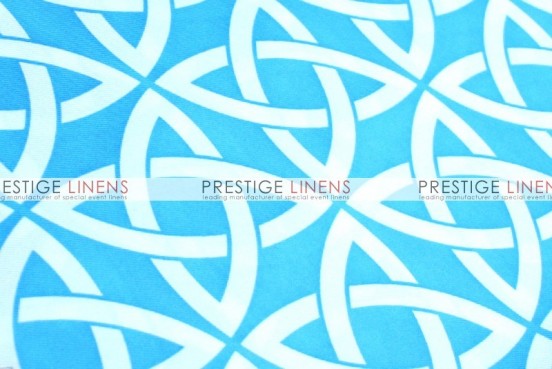 Infinity Print Poly Pillow Cover - Turquoise