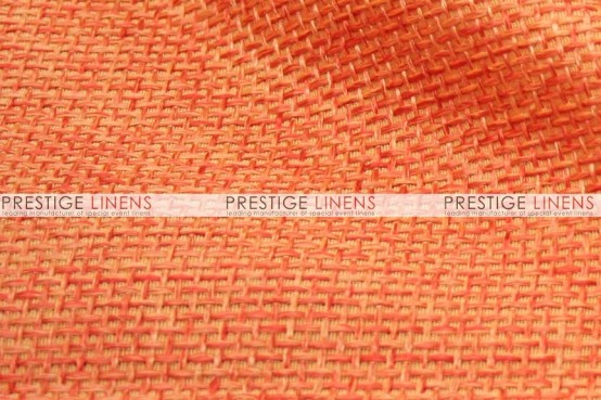 Jute Linen Pillow Cover - Orange