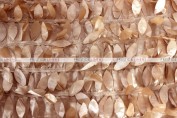 Leaf Petal Taffeta Pillow Cover - Champagne