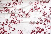 Liz Linen Pillow Cover - Burgundy