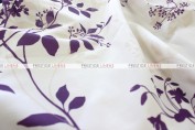 Liz Linen Pillow Cover - Purple