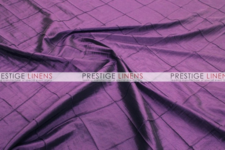 Pintuck Taffeta Pillow Cover - Plum