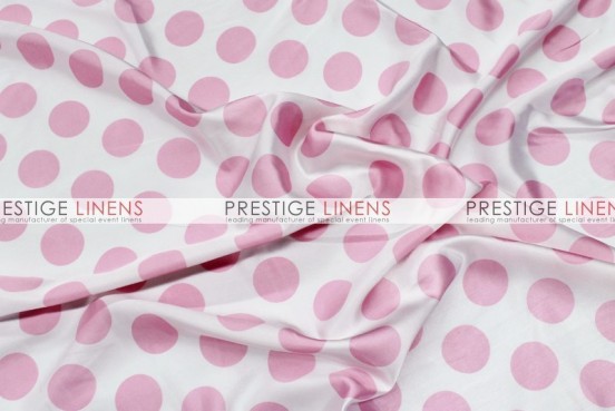 Polka Dot Print Charmeuse Pillow Cover - White/Pink