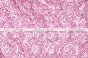 Rosette Satin Pillow Cover - Pink