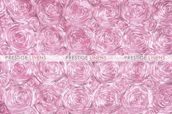 Rosette Satin Pillow Cover - Pink
