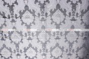 Alex Damask Table Linen - Grey