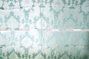 Alex Damask Table Linen - Surf Blue