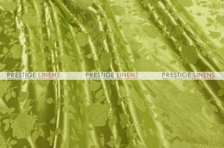 Brocade Satin Table Linen - Kiwi