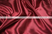 Charmeuse Satin Table Linen - 627 Cranberry