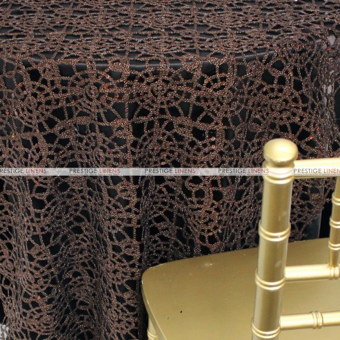 Chemical Lace Table Linen - Brown