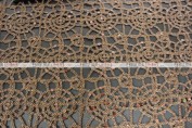 Chemical Lace Table Linen - Brown